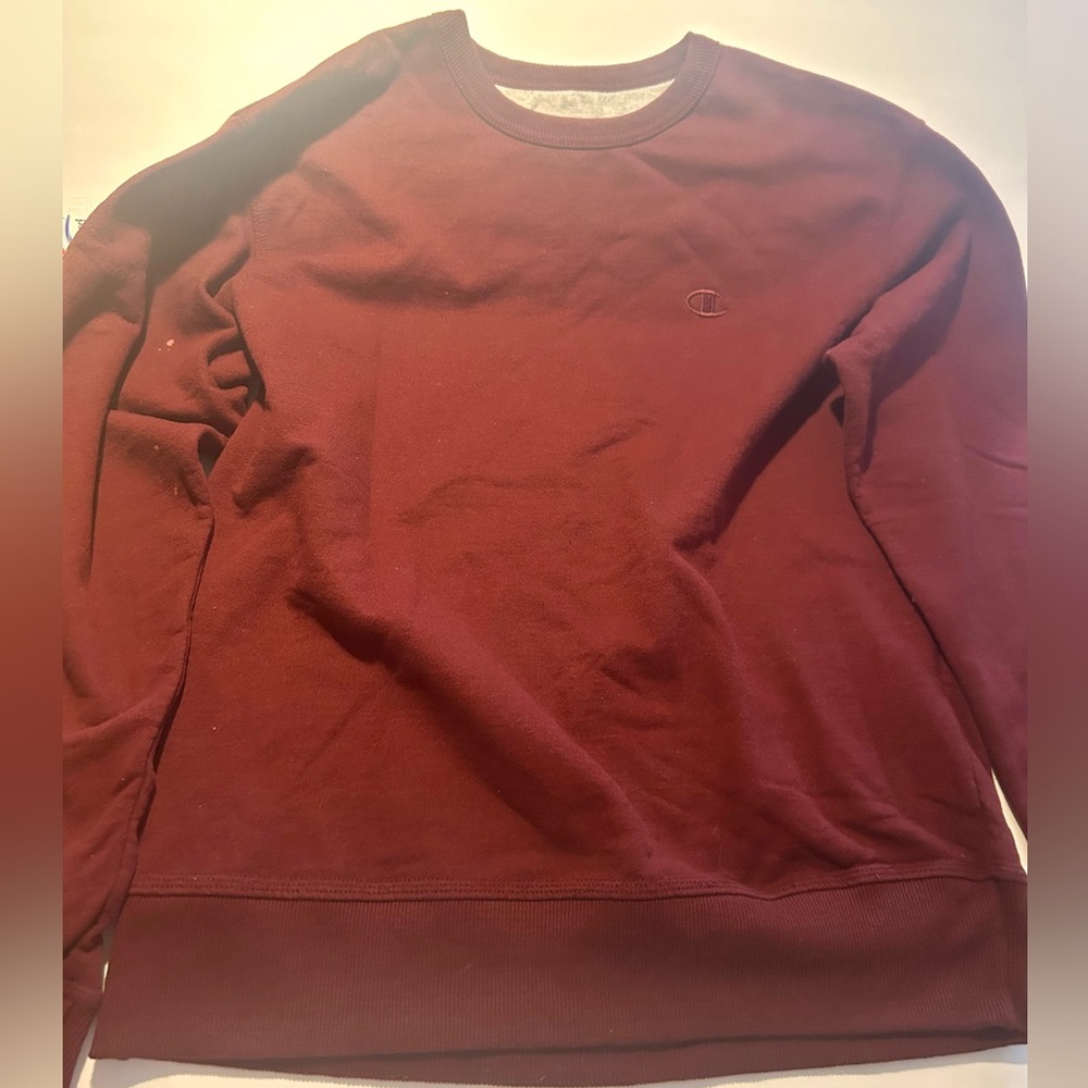 Champion Marroon Crewneck (Size medium)